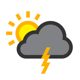 Thundery shower